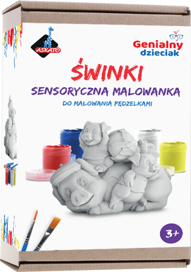 zabawka sensoryczna askato swinki